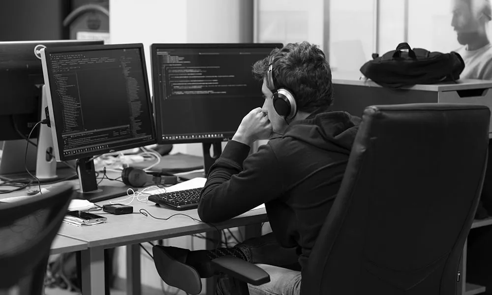 Developer at work