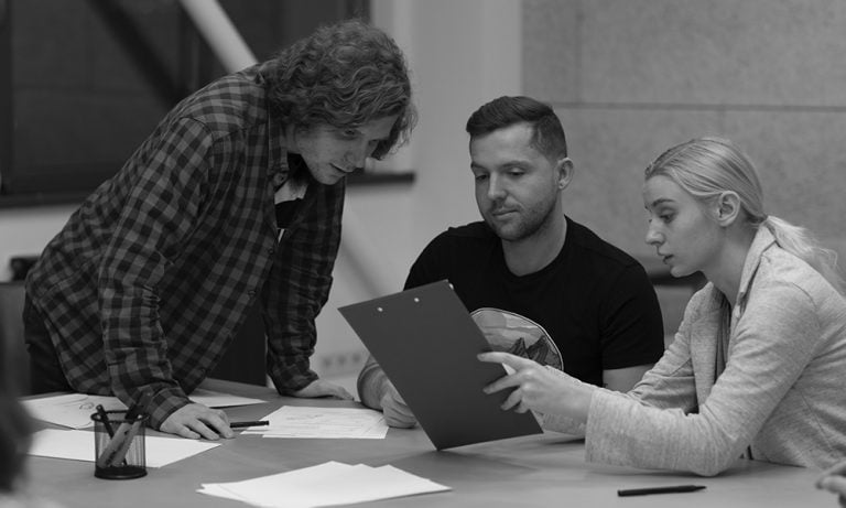 Team working together